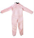 Kids Long Wetsuit in Pink Gingham
